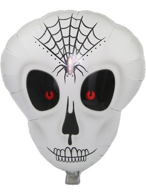 Store Mania Ieg™ Örümcek Ağ Desenli Iskelet Folyo Balon