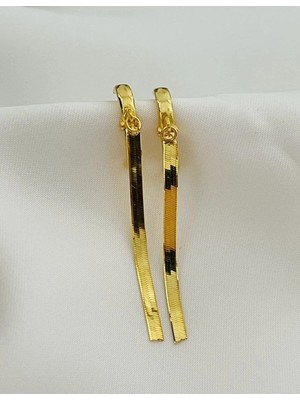 Wind Silver 925 Ayar Gümüş Yassı Italyan Küpe