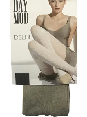 Beruflic Daymod Kadın Delhi File Desenli Külotlu Çorap