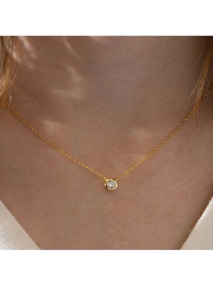 Wind Silver Mini Oval Tektaş 925 Ayar