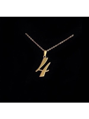 Wind Silver 925 Ayar Gümüş Lazer Kesim Tasarım Sayı Kolye