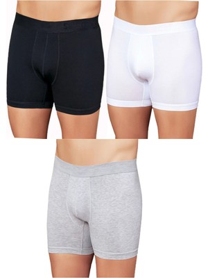 Beruflic Huma One Erkek Lycralı Düz Boxer 2170