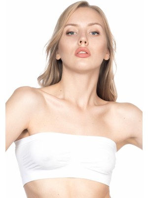 Beruflic Beyaz Mı Angel 4002 Soft Straplez Büstiyer