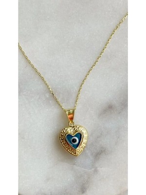 Wind Silver Kalp Nazar Kolye 925 Ayar