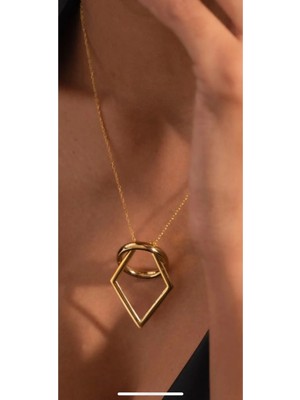 Wind Silver Tek Taş Yüzük Taşıyıcı Geometrik 925 Ayar