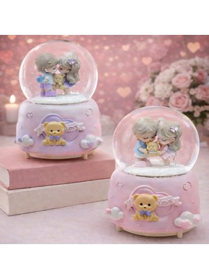 Store Mania Ieg™ Sevimli Çift Büyük Boy Kar Küresi