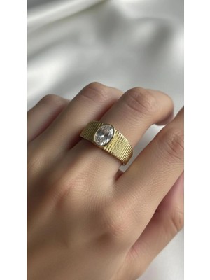 Wind Silver Luxury Tasarım Yüzük Ayarlı 925 Ayar