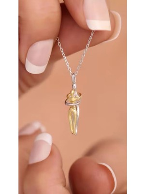 Wind Silver Sarılan Çiftler Dansı 925 Ayar