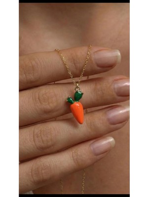 Wind Silver Havuç 🥕 Kolye 925 Ayar