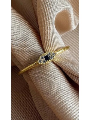 Wind Silver Lacivert Taşlı Yüzük Ayarlı 925 Ayar