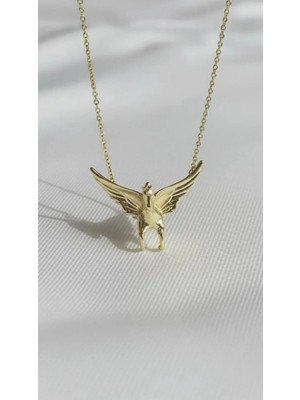 Wind Silver Luxury Pegasus Kolye 925