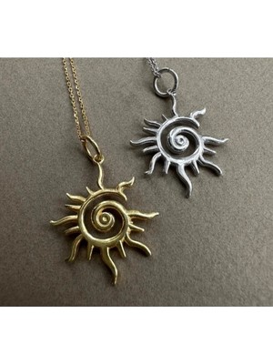 Wind Silver Güneş Kolye