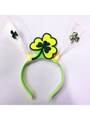 Store Mania Ieg™ LED Işıklı Yanar Söner Yeşil Renk Oktoberfest Partisi Tacı 25X13 cm