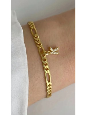 Wind Silver Kalın Figaro Bileklik 925 Ayar