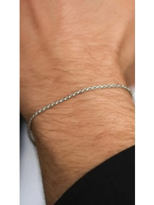 Wind Silver Burgu Bileklik 925 Ayar