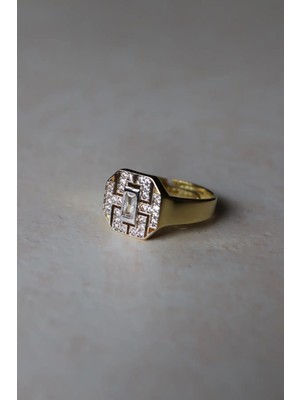 Wind Silver Gümüş Taşlı Yüzük