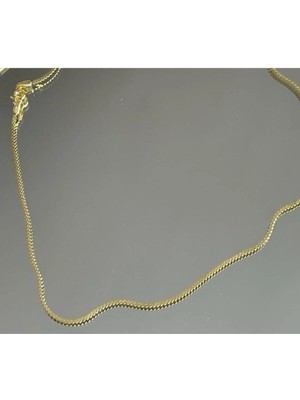 Wind Silver 925 Ayar Gümüş Gold Zincir