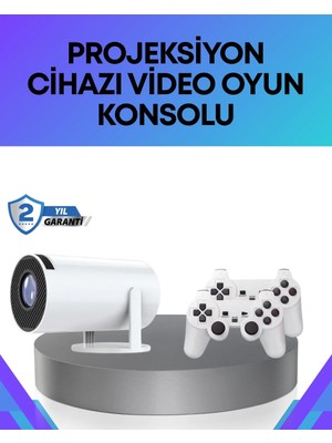 Epilons Oyun Konsolu Uyumlu Kablosuz Projeksiyon Cihazı Ev Sinema Deneyimi