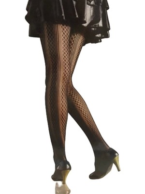 Beruflic Vog Jakarlı Desenli Külotlu 701 Siyah S-M