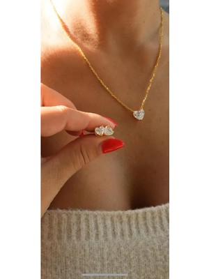 Wind Silver Kalp Set Takım 925 Ayar