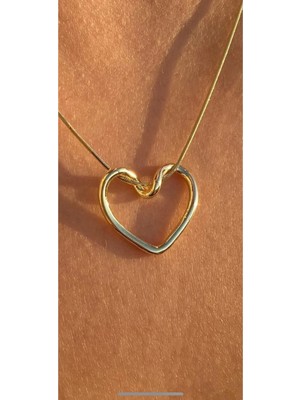 Wind Silver Üç Boyutlu Kalp Ithal 925 Ayar