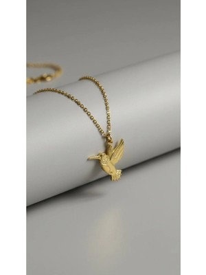 Wind Silver Luxury Arı Kuşu Kolye 925 Ayar