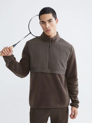 Lc Waikiki Yeni Sezon Dik Yaka Uzun Kollu Polar Erkek Sweatshirt