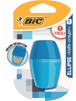 Braventa Collection Tek Gözlü Kalemtıraş, Orta Boy Kalemler Için Ideal, Kolay Boşaltılabilir Talaş Saklama Haznesi, Deli