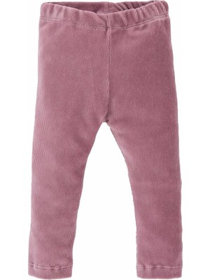 Braventa Collection Kız Bebek Düz Paça Kadife Tayt