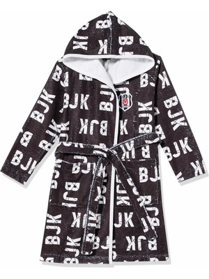 Braventa Collection Lisanslı Pamuk Beşiktaş 1903 Bornoz Çok Renkli 8-10 Yıl