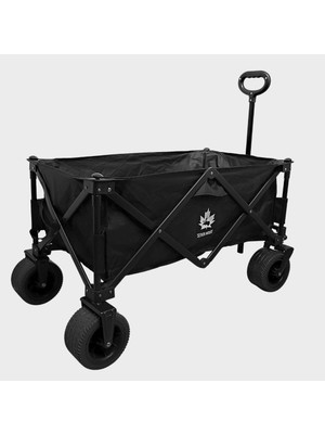 Delixa Seven Moose Kamp Arabası Katlanır Büyük Boy Taşıma Arabası Frenli ve Geniş Tekerlekli Alışveriş Arab