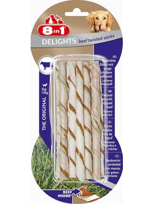 Braventa Collection 8in1 Delights Twisted 10 Köpek Çubuğu, 2'li Paket