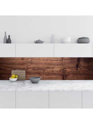 Braventa Collection Mutfak Tezgah Arası Folyo Fayans Kaplama Folyosu Ahşap Tahta Doku 60X500 cm