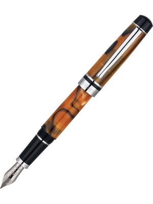 Delixa Monteverde Fountain Pen Tiger Eye Swirl - F