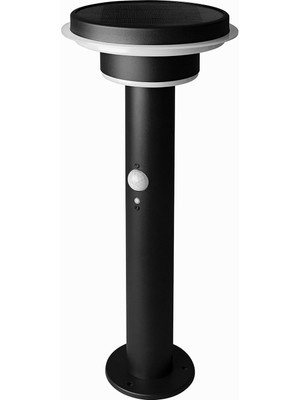 Delixa Ledvance Endura Style Solar Çift Daire Ayaklı Lamba, Paslanmaz Çelik, 6 W, Siyah, Tek Boy