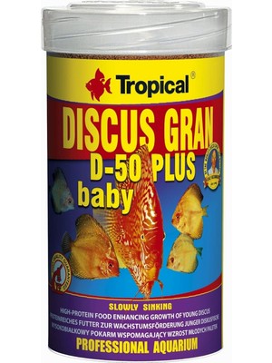 Braventa Collection Tropical Discusgran D-50 Baby Yavru Discus Balıkları Için Renklendirici Yem 100 ml