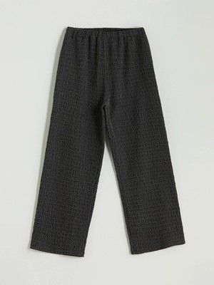 Lc Waikiki Yeni Sezon Beli Lastikli Dokulu Kız Çocuk Pantolon