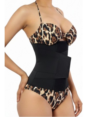 Marsilyan Cırtlı Korse Siyah Kadın AK4222