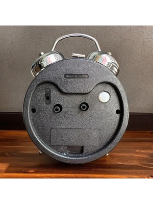 ForWhat Büro Ev Ofis Masa Saati Için Silver Metal Alarmlı Mekanizma