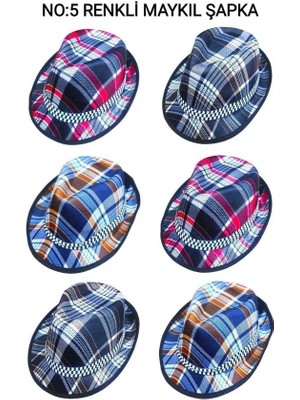 Shopwave No-5 Renkli Maykıl Şapka (5047)