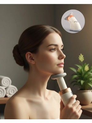 Nacario Mey Ithalat® Çene ve Boyun Toparlayıcı Egzersiz Masaj Aleti Yaylı Sistemli