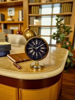 Nacario Mey Ithalat® Goldora 25 x 20 Gold Metal Masa Saati