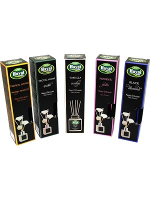 Shopwave Hayat Alfa Kare 100ML Bambu Çubuklu Mix Ortam Oda Kokusu (5047)