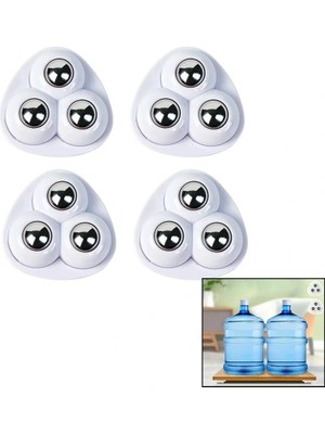 Shopwave 4 Pcs 3 Bilya Tekerlekli Mobilya Eşya Taşıma Aparatı 360 Derece (5047)