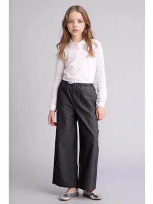 DeFacto Wide Leg Jean Görünümlü Pantolon Kız Çocuk G6814A826SM