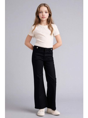 DeFacto Flare Fit İspanyol Paça Gabardin Pantolon Kız Çocuk G7580A826SP