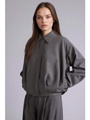 DeFacto Gömlek Yaka Blazer Ceket H0097AX26SP