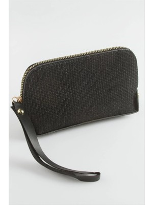 Esranın Dünyası Parlak Siyah Dikdörtgen Deri Cüzdan RSBİJ34-ESRDNS