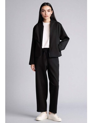 DeFacto Baggy Fit Basic Düz Skuba Dalgıç Kumaş Pantolon G8157AX26SP