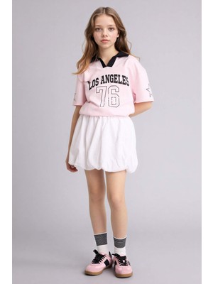 DeFacto Poplin Etek Kız Çocuk H1139A826SM